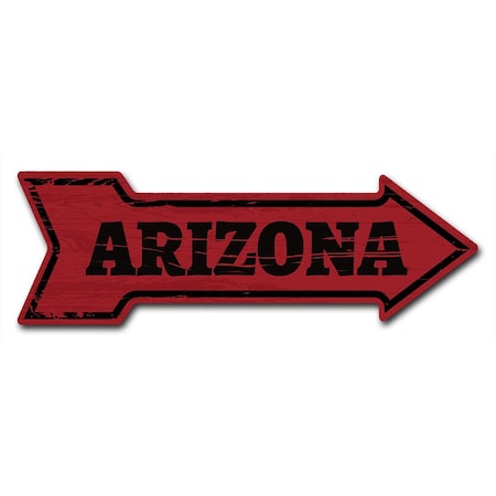 Signmission Arizona 2 Arrow Decal Funny Home Decor 18in Wide D-A-999975
